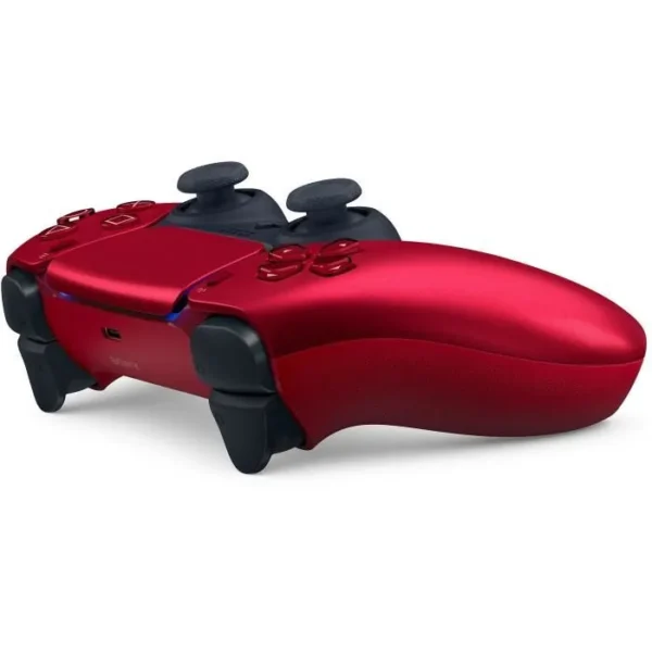 Pack PS5 Digital : Console PS5 Digitale (Modèle Slim) + 2ème Manette sans fil PS5 DualSense Volcanic Red