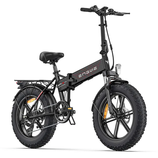 Schwarzes 20 Zoll E-Bike Faltrad Fatbike Mountainbike 750W 625Wh Akku 100km Reichweite